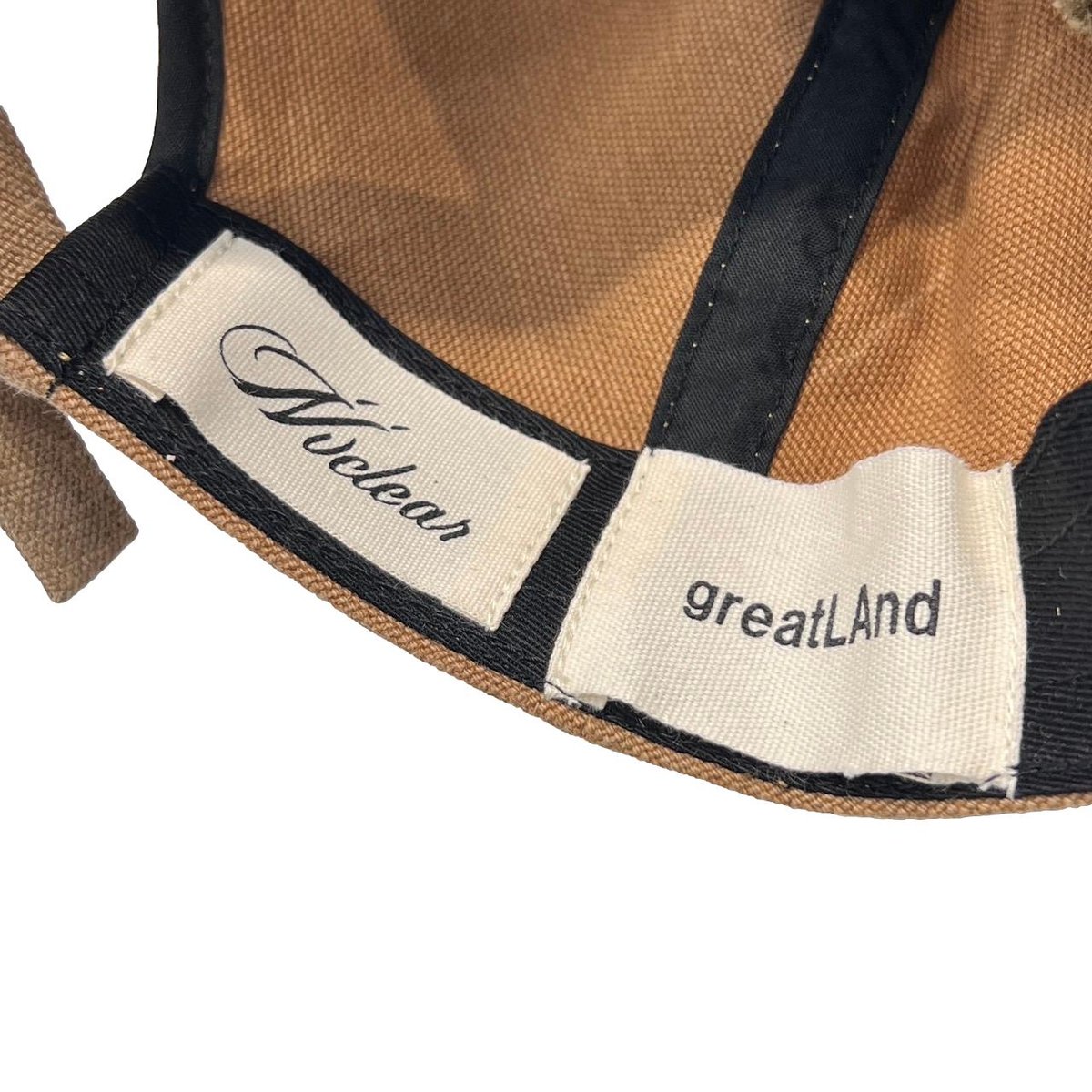 シャチホコgreatLAnd x NVCLEAR Adultery CAP greatLAnd x NVCLEAR Adultery CAP BLACK | greatL