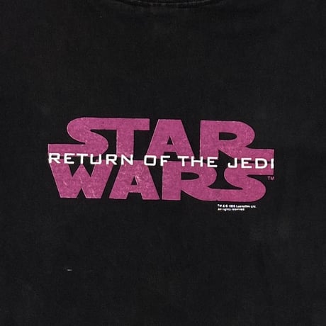 STAR WARS 1995 RETURN OF JEDI yoda luke darth vader CHANGES XL 2612