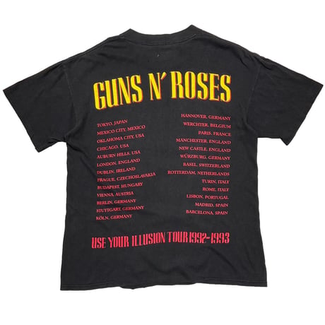 GUNS N' ROSES USE YOUR ILLUSION TOUR 1991-1992 BROCKUM LARGE 7469