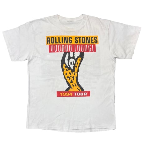 ROLLING STONES VOODOO LOUNGE 1994 TOUR BOOTLEG WHITE FITS XL 9597
