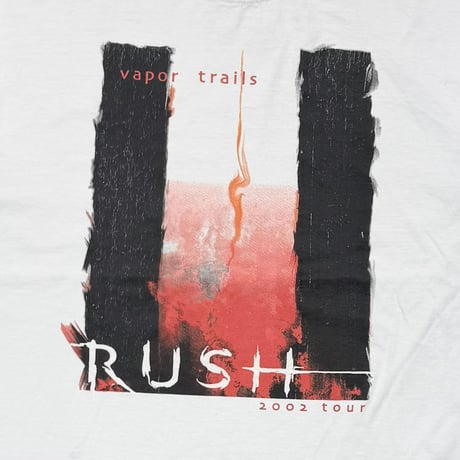 RUSH VAPOR TRAILS 2002 TOUR WHITE GILDAN XL 4502