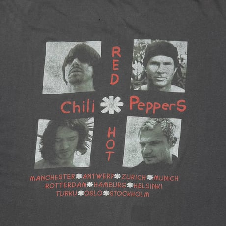 RED HOT CHILI PEPPERS FRONT RED TEXT LARGE 1175