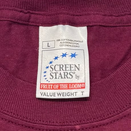 Bryan Adams LIVE TOUR BURGUNDY SCREEN STARS LARGE 8879