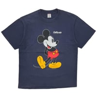 DISNEY VINTAGE CLASSIC MICKEY LINK PRINT CALIFORNIA NAVY LARGE 5126