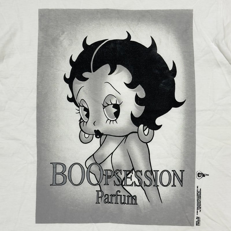 90's BETTY BOOP BOOPSESSION Parfum スウェット BETTTY BOOP 1994 BOOPSESSION Parfum CALVIN KLEI