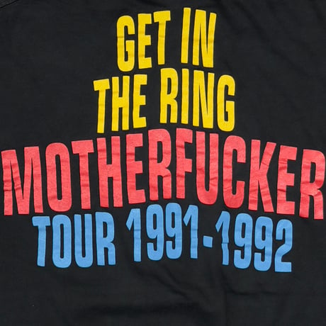 GUNS N' ROSES 1991 HAT SKULL GET IN THE RING MOTHERFUCKER BROCKUM XL 5381