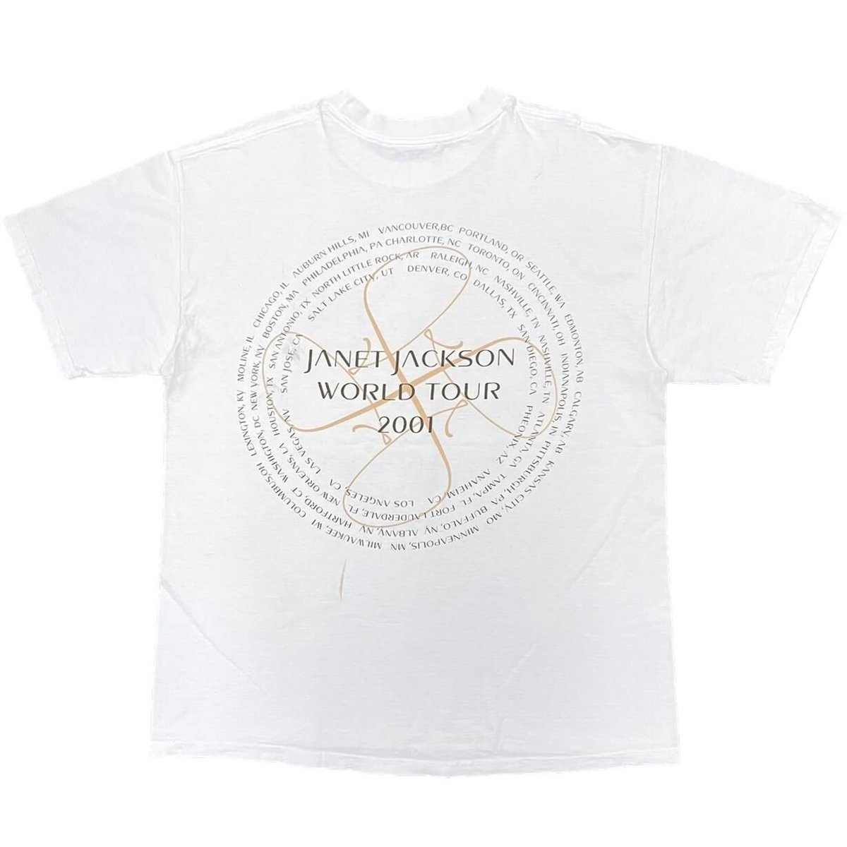 JANET JACKSON 2001 ALL FOR YOU WORLD TOUR M&O L