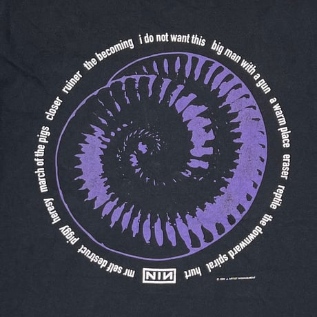NINE INCH NAILS NIN BOX LS AMMONITE BLACK FITS LARGE 2595