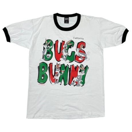 LOONEY TUNES 1996 BUGS BUNNEY RINGER TEE LARGE 9875