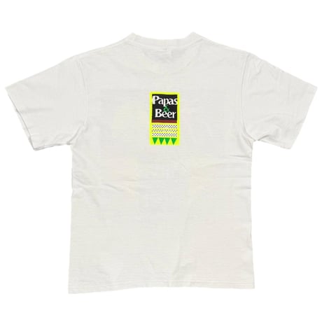 Papas & Beer LIP & TONGUE PEACE MARK WHITE anvil MEDIUM 0183