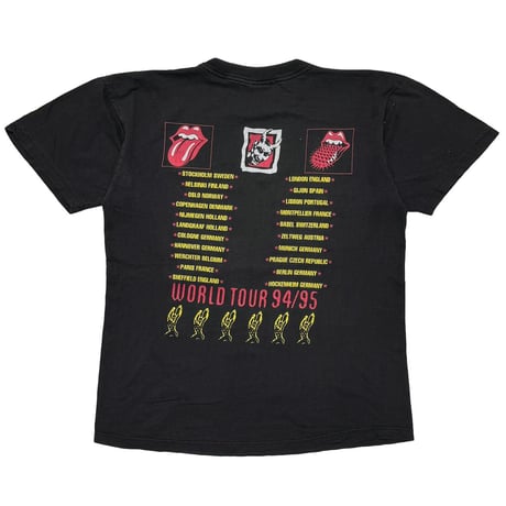 THE ROLLING STONES VOODOO LOUNGE WORLD TOUR 94/95 BLUE BROCKUM FITS XL 5704