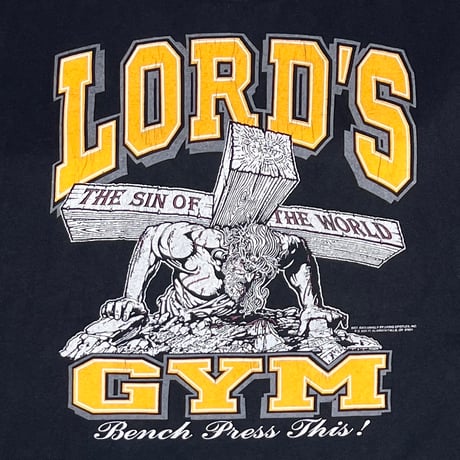LORD'S GYM BENCH PRESS HIS PAIN YOUR GAIN DELTA XL 9290