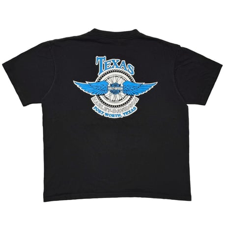 HARLEY DAVIDSON 1991 BUFFALO SKULL TEXAS EMBLEM FORT WORTH, TEXAS XL 5581