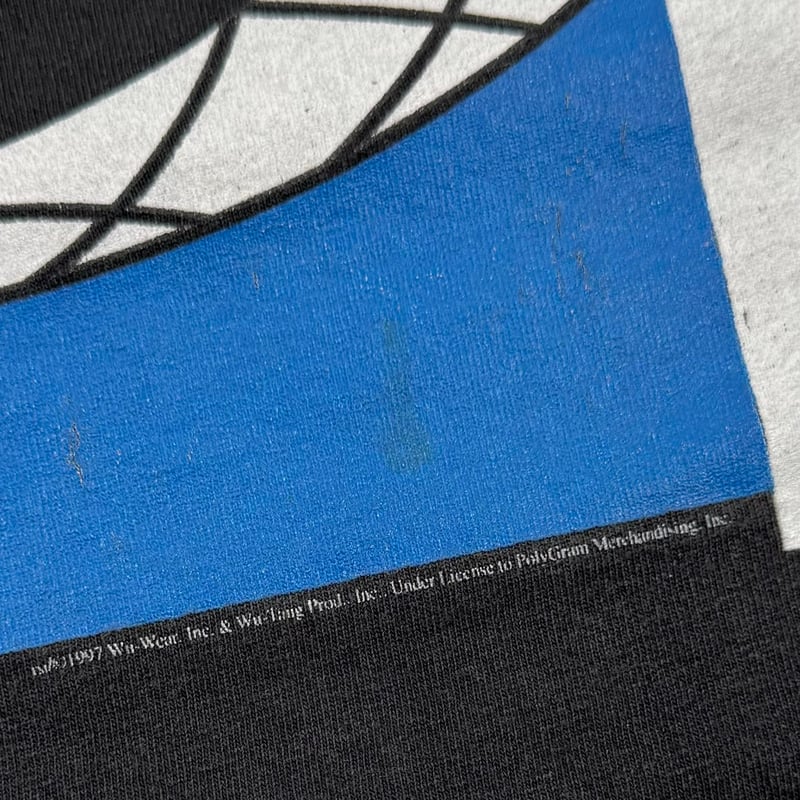 WU-TANG CLAN 1997 BLUE SQUARE LOGO POLYGRAM XL