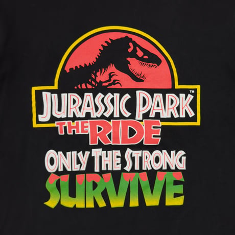 JURASSIC PARK THE RIDE ONLY THE STRONG SURVIVE LARGE 1745