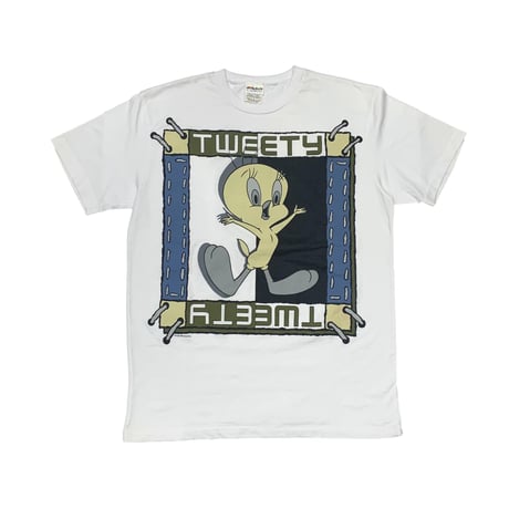 LOONEY TUNES TWEETY 1995 WHITE FITS XL 3666