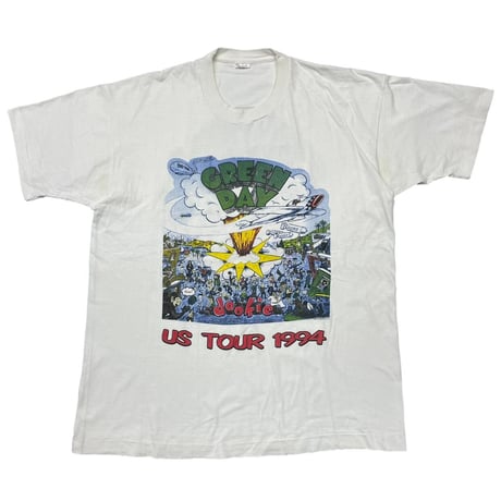 GREEN DAY DOOKIE US TOUR 1994 WHITE XL 5750