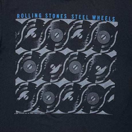 THE ROLLING STONES STEEL WHEELS THE NORTH AMERICAN TOUR TEE JAYS XL 0991