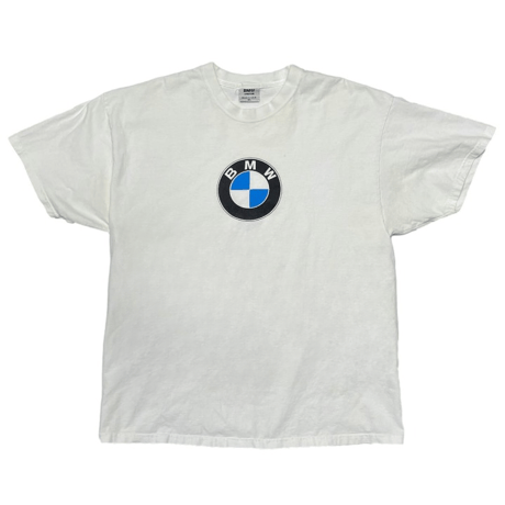 BMW EMBLEM LOGO TEE WHITE XL 7236