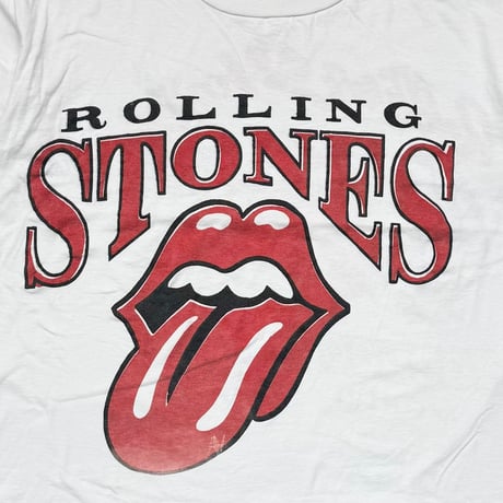 THE ROLLING STONES RIP & TONGUE VOODOO LOUNGE WORLD TOUR 1994 BOOTLEG WHITE T-USA XL 5044