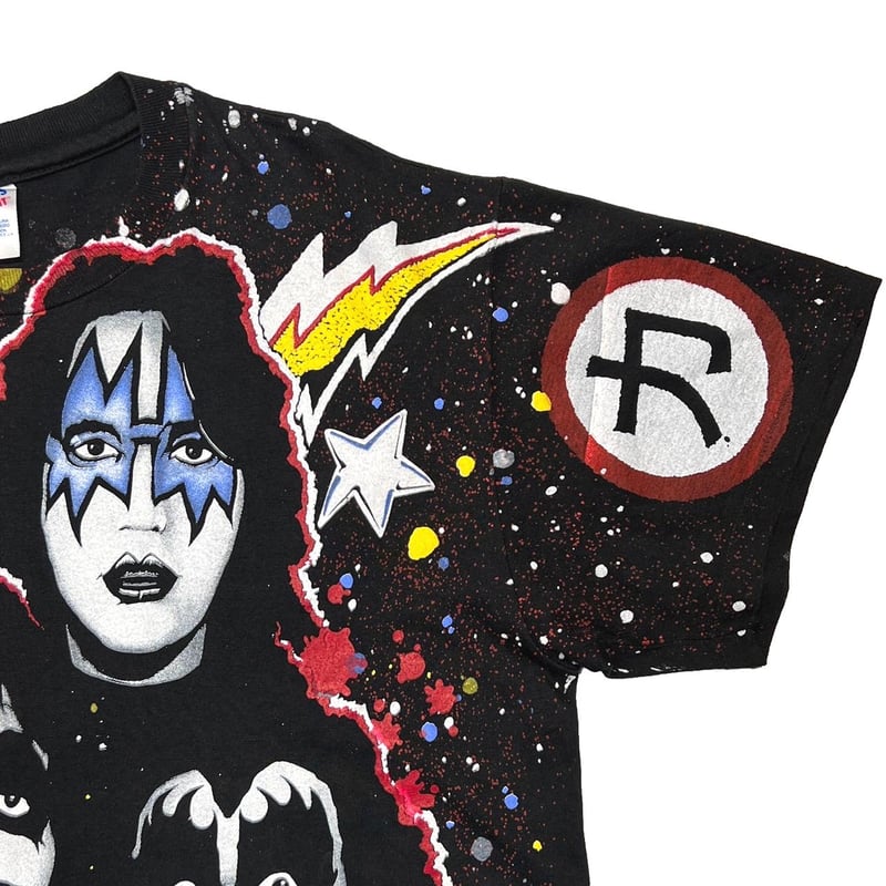KISS 1992 USA製 オールオーバープリント バンドTシャツ Hanes KISS 1992 USA製 オールオーバープリント バンドTシャツ Hanes KISS