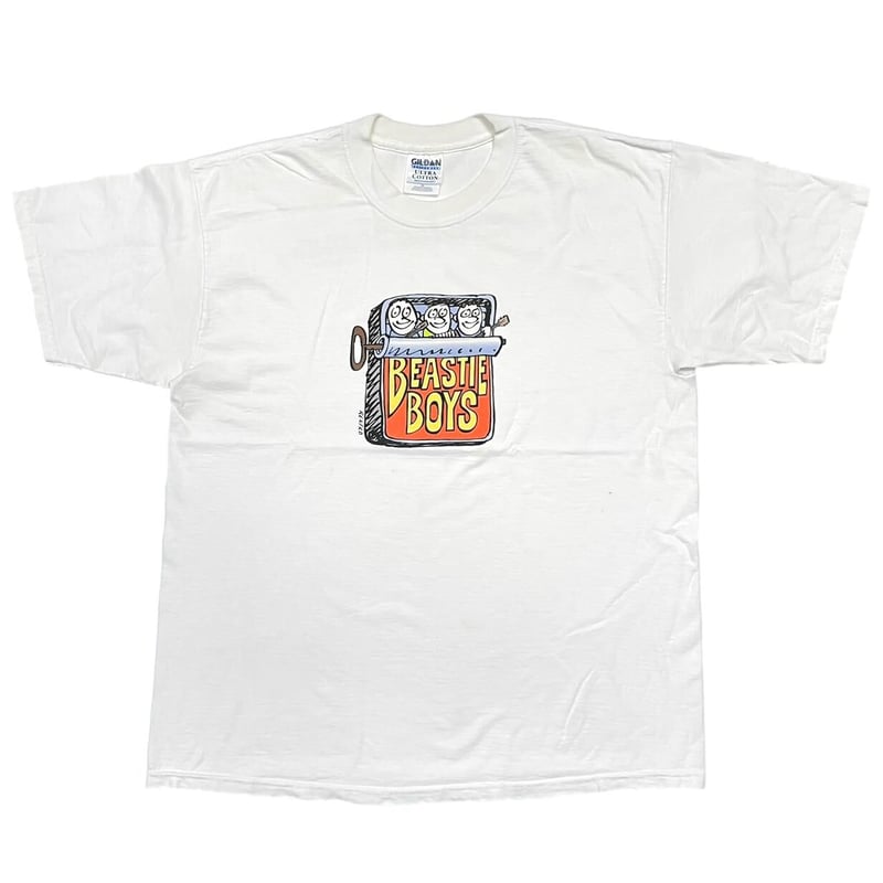 BEASTIE BOYS REBFRO WHITE GILDAN XL 4409 | grea