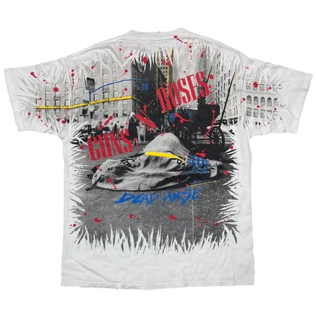 GUNS N' ROSES 1992 DEAD HORSE OVP WHITE BROCKUM OSFA FITS XL 7538