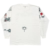 DENNIS RODMAN TATTOO LS WHITE XL 0468