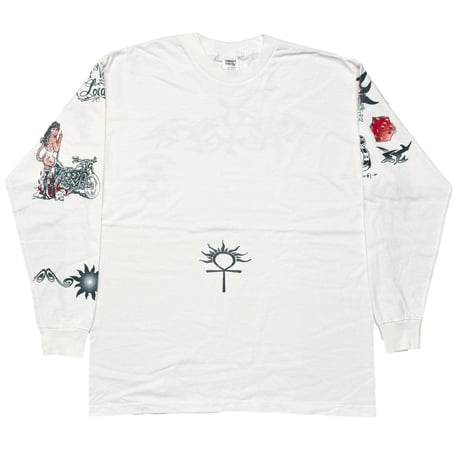 DENNIS RODMAN TATTOO LS WHITE XL 0468
