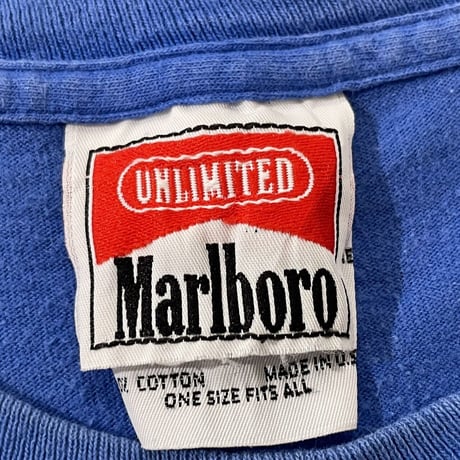 Marlboro UNLIMITED COYOTE POCKET TEE BLUE FITS XL 10