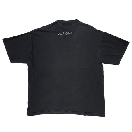 NIRVANA KURT COBAIN MEMORIAL BLACK GIANT XL 6246