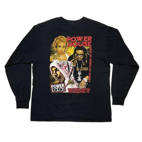 JAY-Z NE-YO & more POWER 99 FM POWER HOUSE LS TEE JERZEES XL 1096