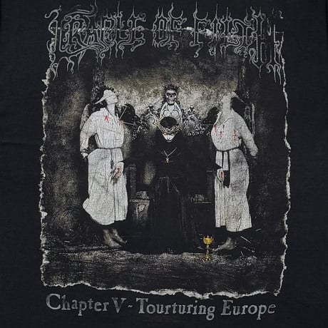 CRADLE OF FILTH CHAPTER V~ TOURTURNING LS FITS XL 5567