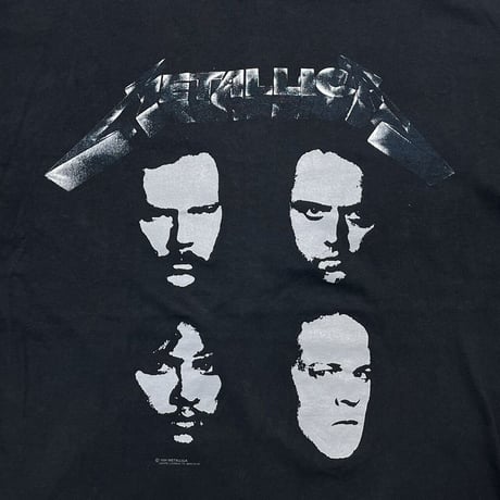 METALLICA 1991 - 1992 TOUR MEMBER 4 FACES METALLICA TAG LARGE 7957