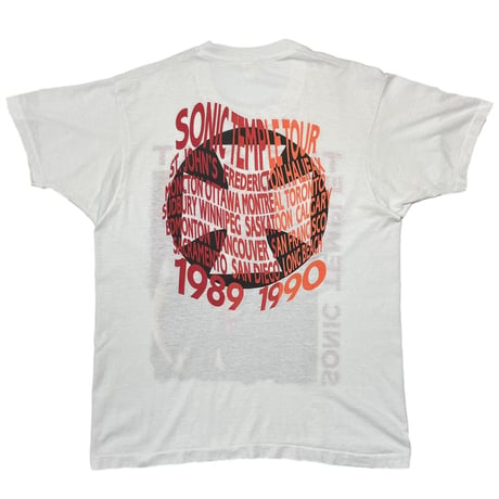 THE CULT 1989 SONIC TEMPLE TOUR WHITE SCREEN STARS XL 2858