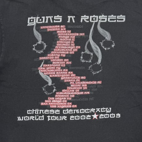 GUNS N' ROSES CHINESE DEMOCRACY WORLD TOUR DELTA LARGE 8249