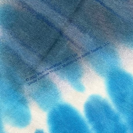 PINK FLOYD WISH YOU WERE HERE TIE DYE LIQUID BLUE FITS XL 1146