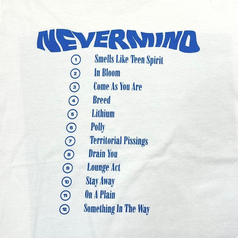 【Special】NIRVANA NEVERMIND ANVIL LARGE NIRVANA NEVERMIND ANVIL LARGE 8904 | greatLAnd
