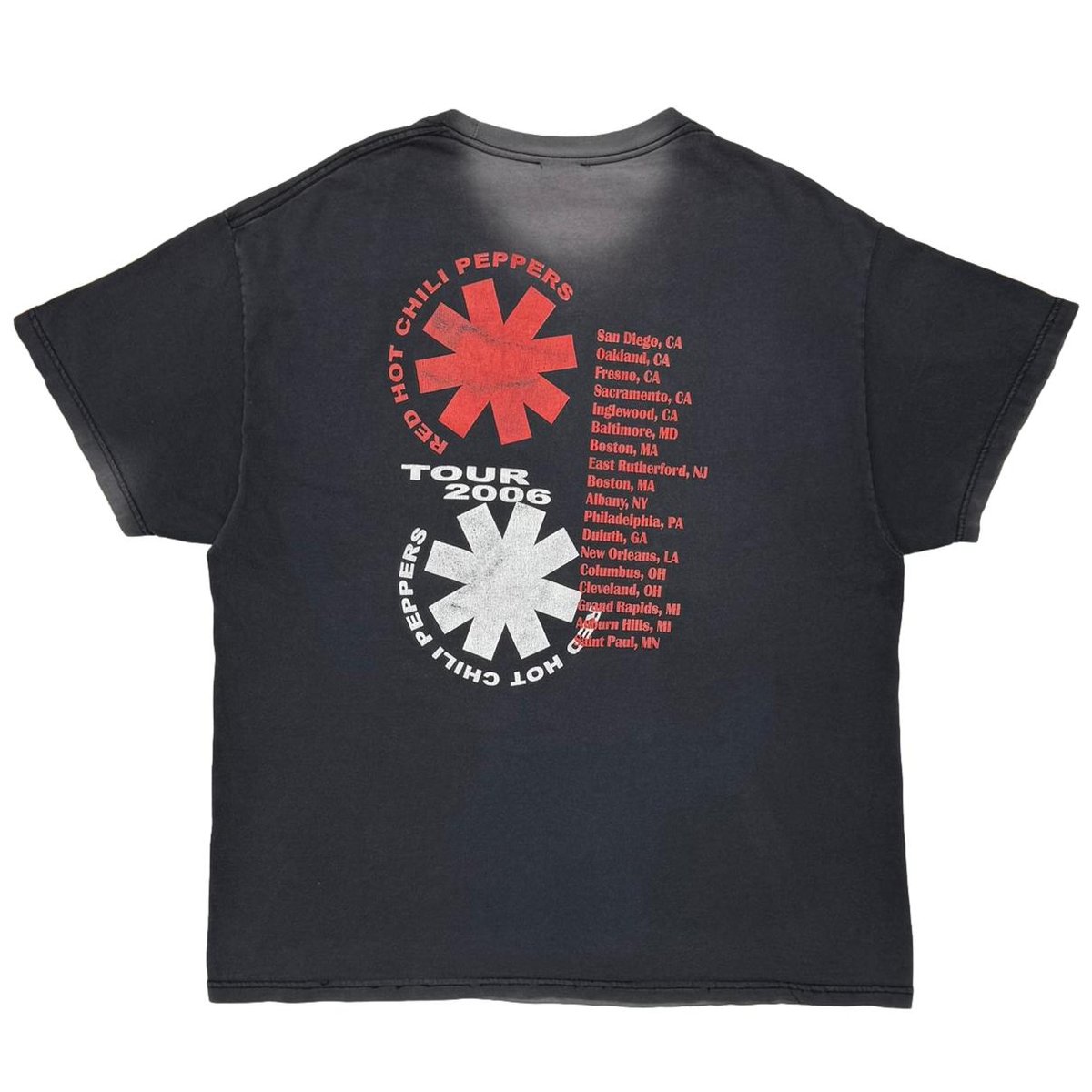 RED HOT CHILI PEPPERS 2006 TOUR BOOTLEG FITS XL