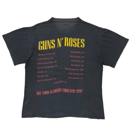 GUNS N' ROSES USE YOUR ILLUSION 1 YELLOW BROCKUM LARGE 4690