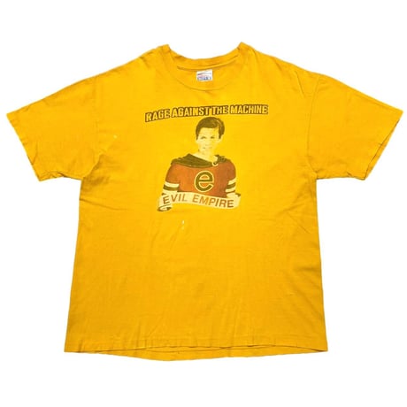 RAGE AGAINST THE MACHINE EVIL EMPIRE APRIL 16 EPIC YELLOW HANES XL 1861