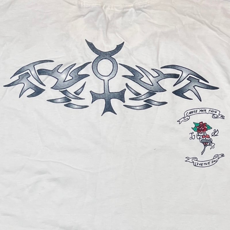 DENNIS RODMAN TATTOO LS WHITE XL 8627 | greatLA