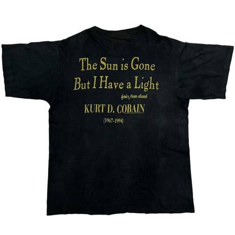 NIRVANA KURT COBAIN MEMORIAL MTV UNPLUGGED The Sun is Gone CHAMP LARGE 3134