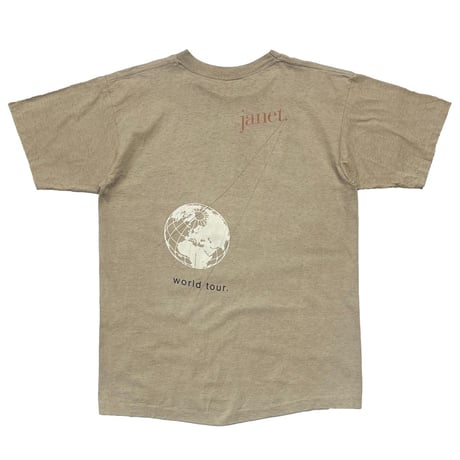 JANET JACKSON WORLD TOUR OATMEAL LARGE 8396