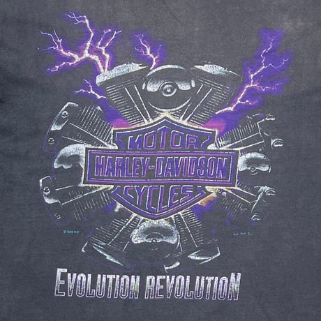 HARLEY DAVIDSON ENGINE PURPLE THUNDER NASHVILLE LARGE 6955