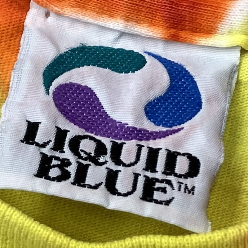 GRATEFUL DEAD 1992 TIE DYE LIQUID BLUE XL 0935 