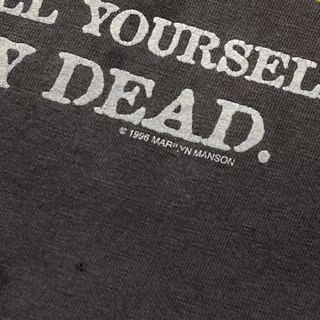 MARILYN MANSON 1996 SUICIDE YOU MIGHT AS WELL KILL YOURSELF YOU'RE ALREADY DEAD WINTERLAND XL 0392