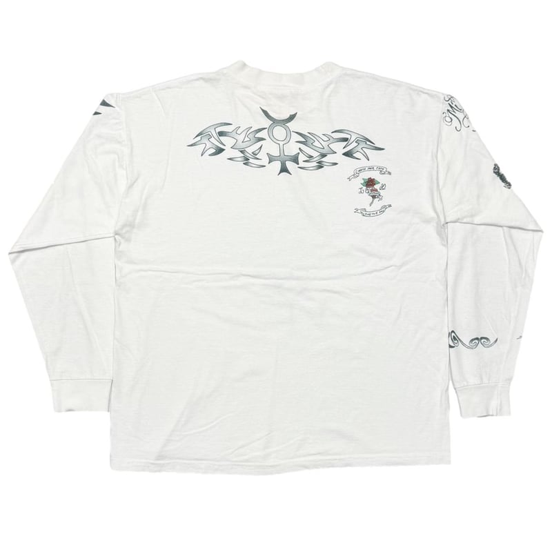 DENNIS RODMAN TATOO LS ホワイト　XL DENNIS RODMAN TATTOO LS WHITE XL 7798 | greatLA