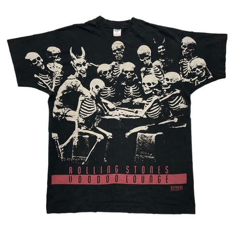 ROLLING STONES VOODOO LOUNGE 94/95 SKELETONS OVP FRUIT OF THE LOOM XL 6880