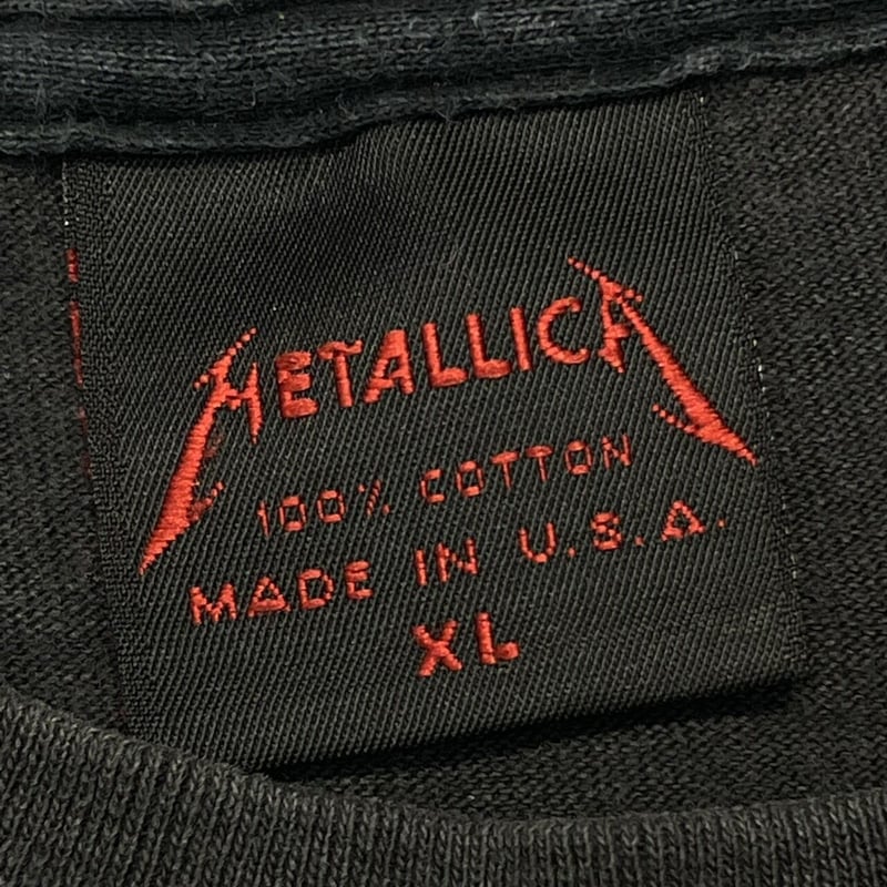 METALLICA 91-92 TOUR SQUARE MEMEBR FACE TEE XL